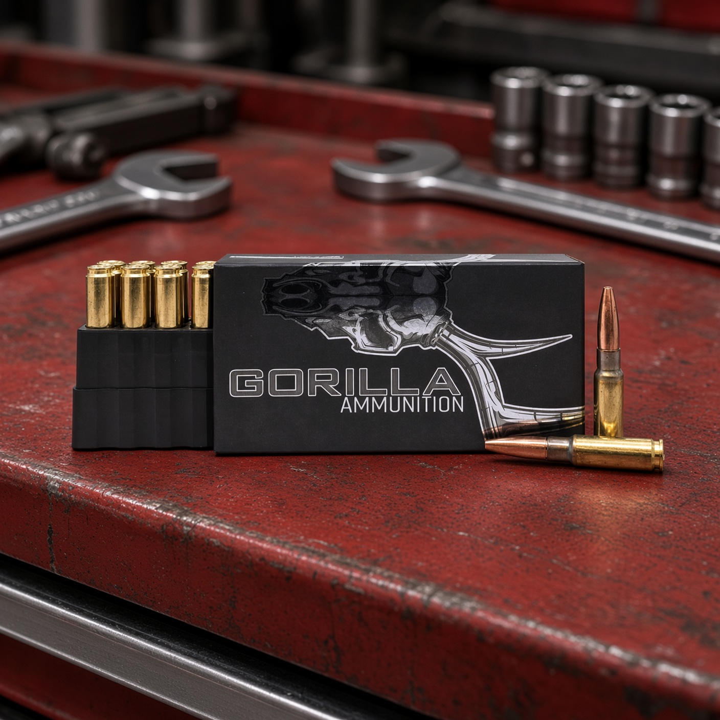 Gorilla ammunition 86 blackout on toolbox