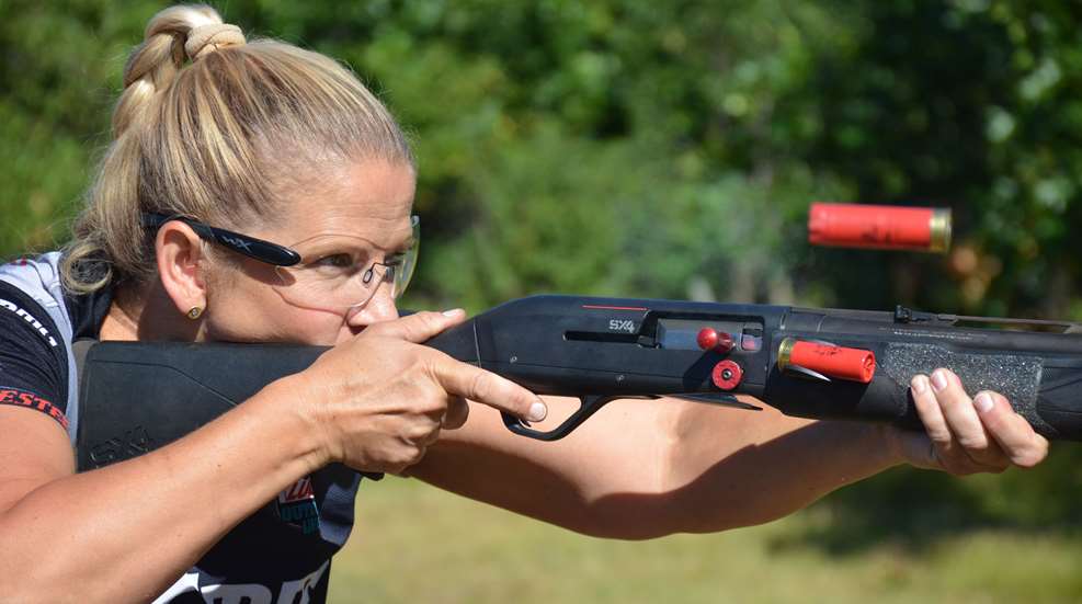 Becky yackley shotgun shell in air 1