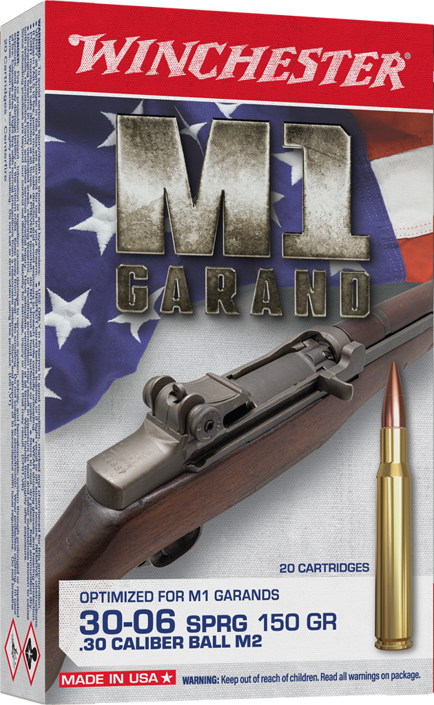 win3006m2-boxshot-front-large - Popular Ammo Winchester 30-06 Springfield ammunition box